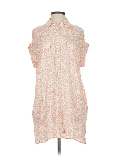 Pre-owned Lost + Wander Casual Dress In Orange