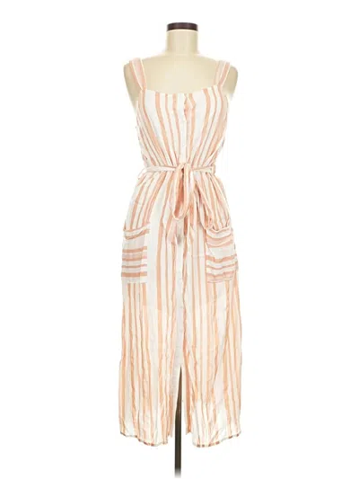 Pre-owned Lost + Wander Casual Dress In Orange