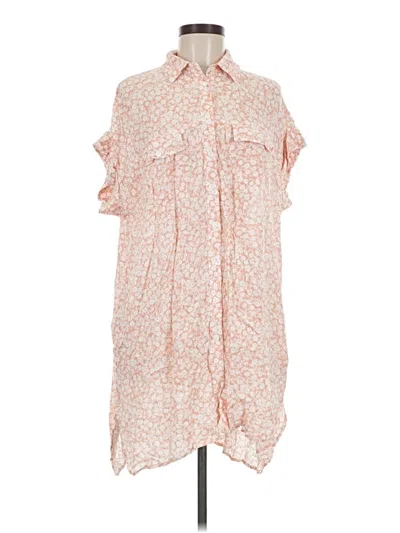 Pre-owned Lost + Wander Casual Dress In Orange