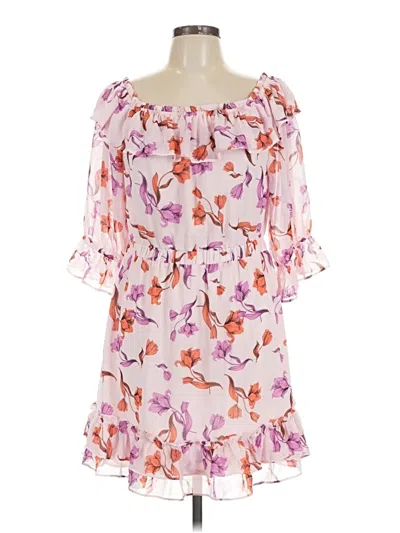 Pre-owned Lost + Wander Casual Dress In Pink