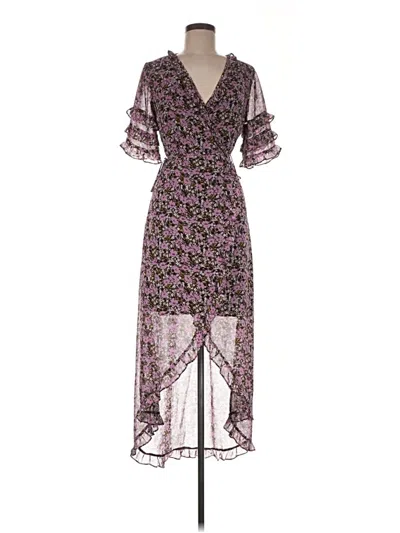 Pre-owned Lost + Wander Casual Dress In Purple