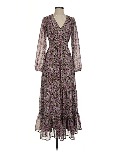 Pre-owned Lost + Wander Casual Dress In Purple