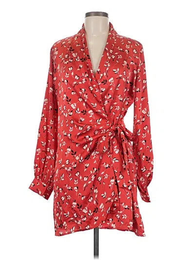 Pre-owned Lost + Wander Casual Dress In Red