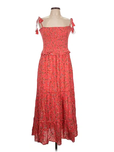Pre-owned Lost + Wander Casual Dress In Red