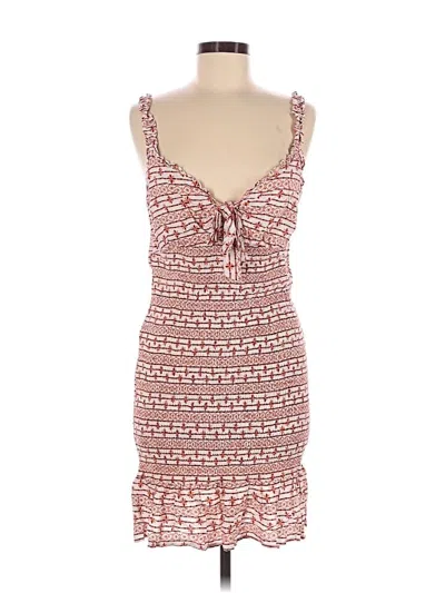 Pre-owned Lost + Wander Casual Dress In Red