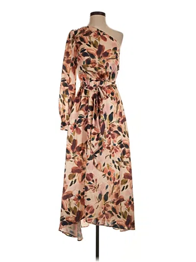 Pre-owned Lost + Wander Casual Dress In Tan