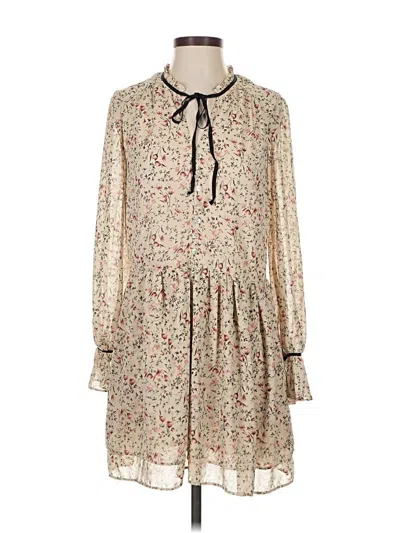 Pre-owned Lost + Wander Casual Dress In White