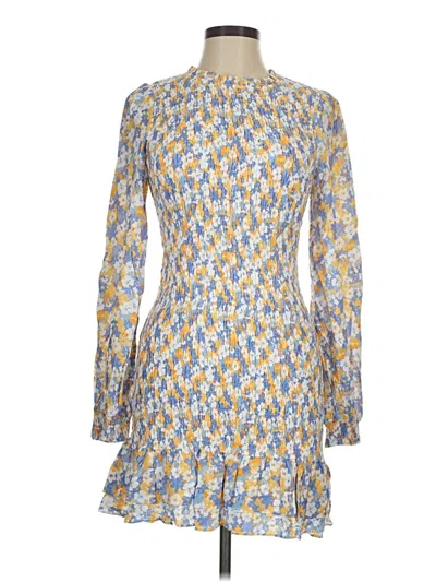 Pre-owned Lost + Wander Casual Dress In Yellow