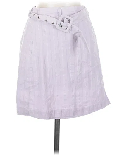 Pre-owned Lost + Wander Casual Skirt In White