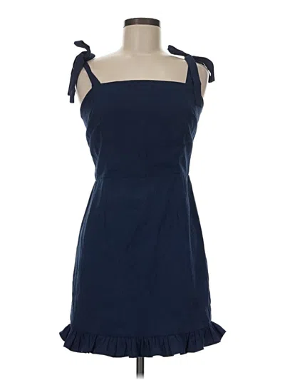 Pre-owned Lost + Wander Cocktail Dress In Blue