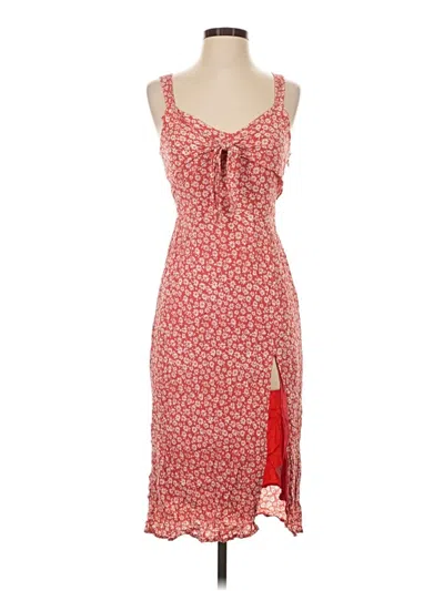 Pre-owned Lost + Wander Cocktail Dress In Red