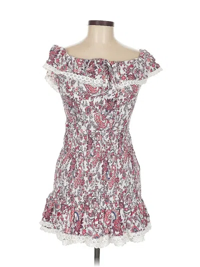 Pre-owned Lost + Wander Cocktail Dress In White