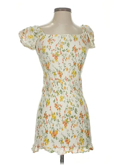 Pre-owned Lost + Wander Cocktail Dress In White
