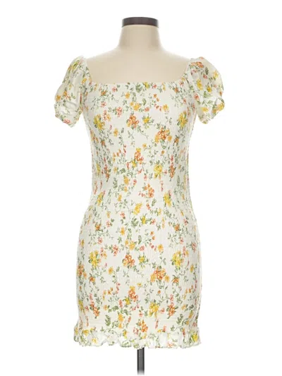 Pre-owned Lost + Wander Cocktail Dress In White