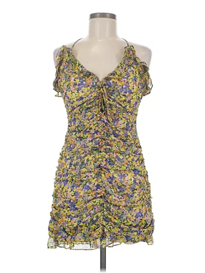Pre-owned Lost + Wander Cocktail Dress In Yellow