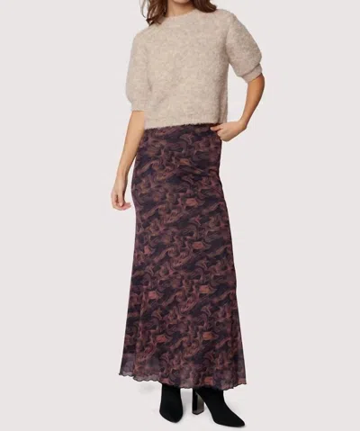 Lost + Wander Contessa Maxi Skirt In Copper/black In Multi