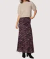 Lost + Wander Contessa Maxi Skirt In Copper/black In Multi
