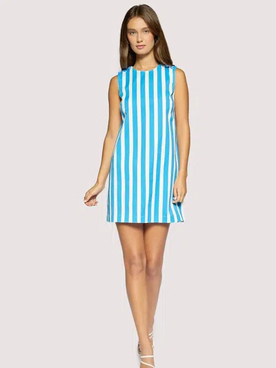 Lost + Wander Crete Reverie Mini Dress In Summer Blue Stripe