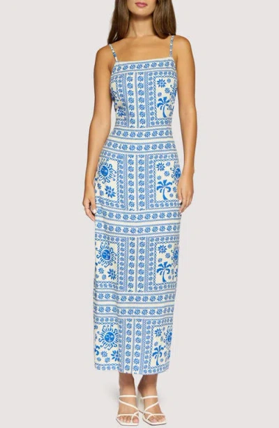 Lost + Wander Daydream Vista Maxi Dress In Multi
