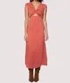 Lost + Wander Desert Marigold Maxi Dress In Rust In Red