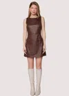 Lost + Wander Desiree Mini Dress In Brown In Brown