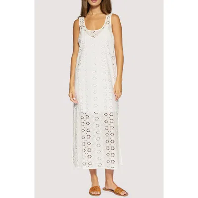 Lost + Wander Dolce Marina Eyelet Lace Maxi Dress In Animal Print