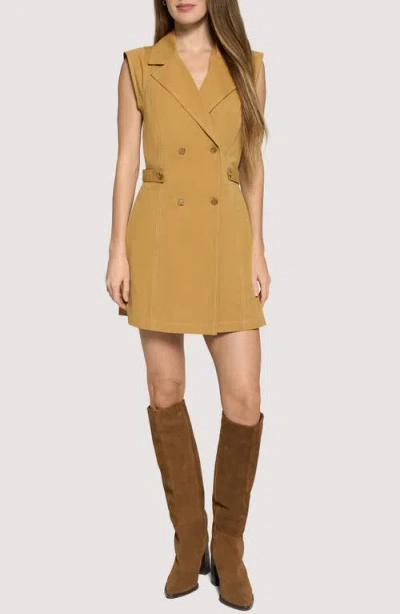 Lost + Wander Downtown Edge Romper In Gold