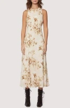 Lost + Wander Dreams Of Iris Midi Dress In Cream Floral