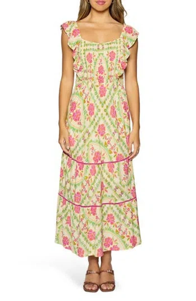 Lost + Wander Fiesta Flora Midi Dress In Multi
