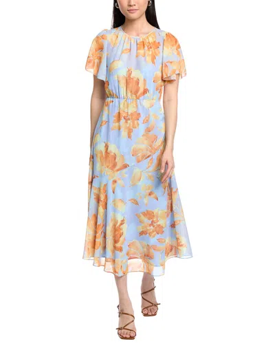 Lost + Wander Florentine Affair Midi Dress In Blue
