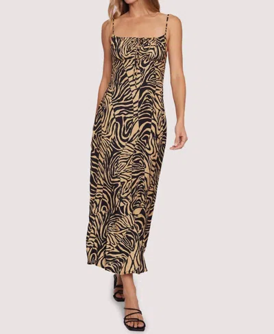 Lost + Wander Helena Love Maxi Dress In Black Tan