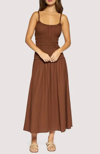 Lost + Wander Inez Maxi Dress In Brown