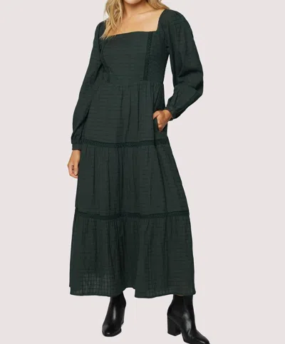 Lost + Wander Jewel Maxi Dress In Forest In Green