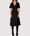 Lost + Wander Lauretta Midi Dress In Black In Black
