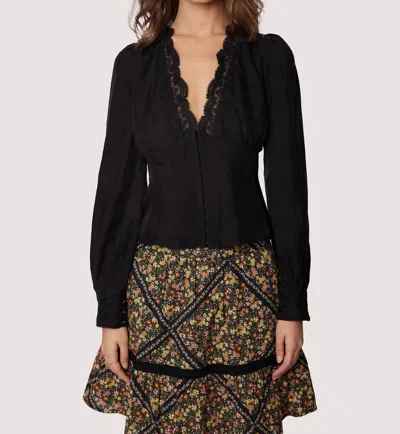 Lost + Wander Lauretta Top In Black