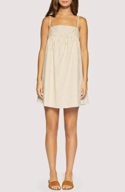 Lost + Wander Lido Affair Mini Sundress In Brown