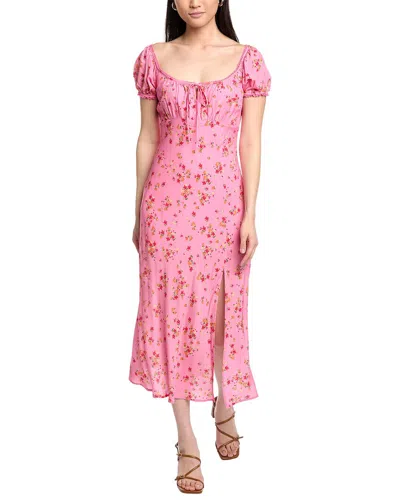 Lost + Wander Love Spell Midi Dress In Pink