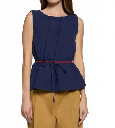 Lost + Wander Luna Dream Top In Navy In Blue