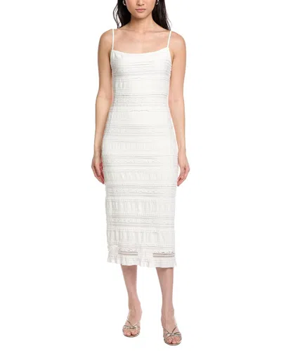 Lost + Wander Magnolia Dreams Midi Dress In White