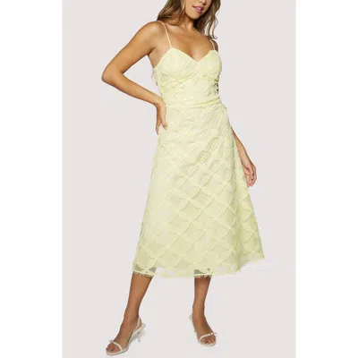 Lost + Wander Maldives Bloom Midi Dress In Neutral