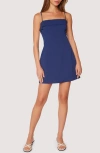 Lost + Wander Maritime Melody Cotton Minidress In Navy