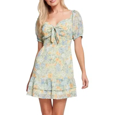 Lost + Wander Mountain Bloom Floral Mini Dress In Multi