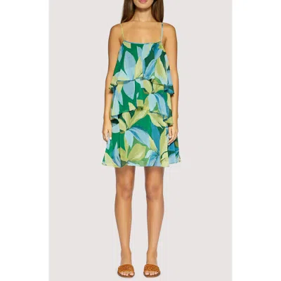 Lost + Wander Neroli Wave Tiered Sleeveless Dress In Multi