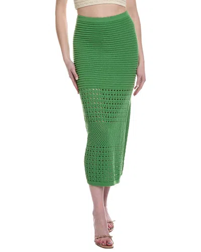 Lost + Wander Olivia Midi Skirt In Green