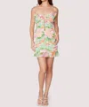 Lost + Wander Painterly Love Mini Dress In Multi Color In Multi