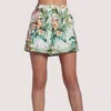 LOST + WANDER PARADISE ISLE SHORTS IN TROPICAL FLORAL
