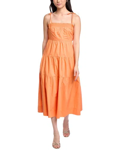 Lost + Wander Paradiso Midi Dress In Orange