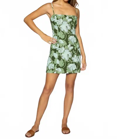 Lost + Wander Petal Mini Dress In Green