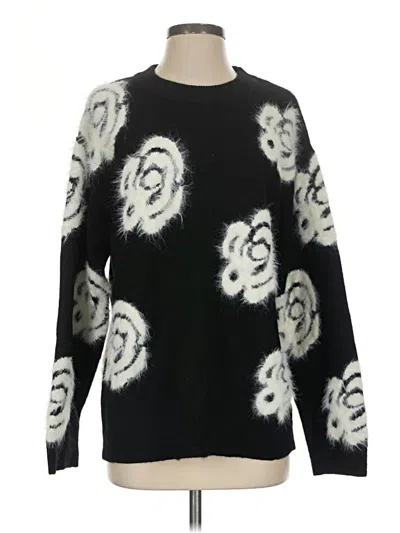 Pre-owned Lost + Wander Pullover Sweater In Black