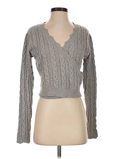Pre-owned Lost + Wander Pullover Sweater In Gray